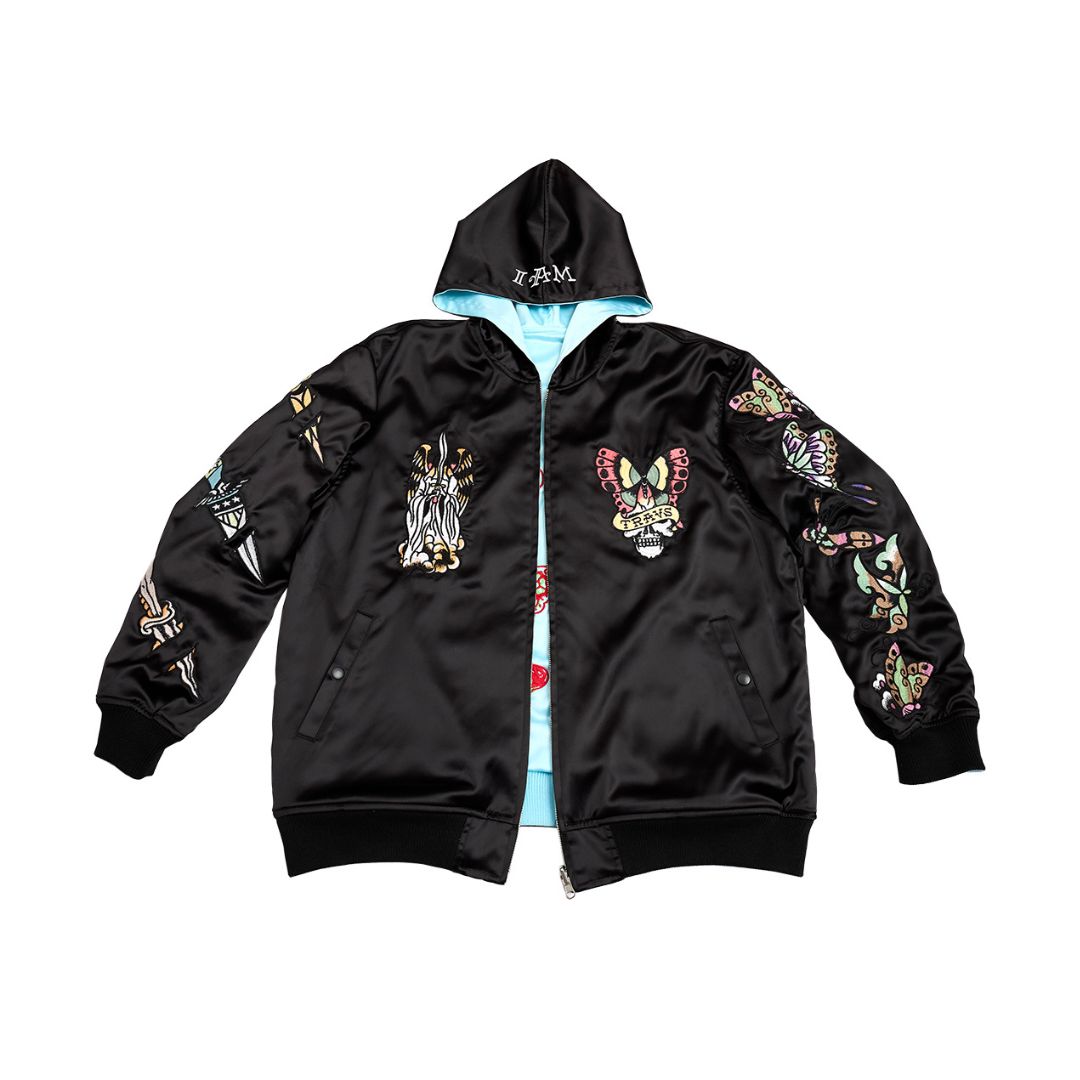 Ed Hardy × TRAVS REVERSIBLE SOUVENIR JACKET